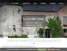 Tablet Screenshot of la-vieille-tour.be